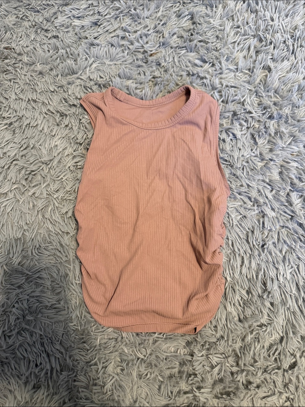 Lululemon Sleeveless Ribbed Tank Top in Dusty Rose